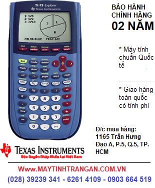 TI-73 Explorer™, Máy tính Khoa học Vẽ đồ thị TI-73 Explorer™ graphing calculator| HẾT HÀNG-Không có hàng nữa!